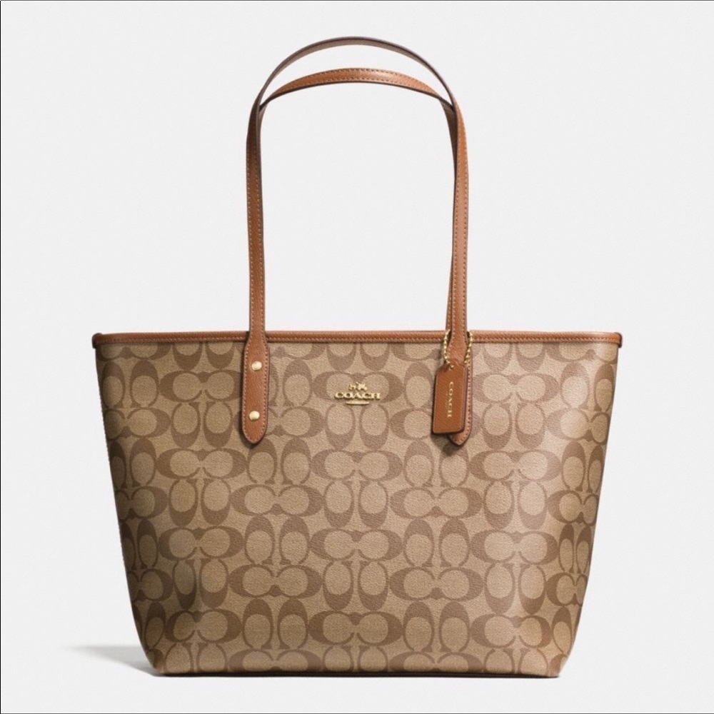 1HR SALE❗️BUNDLE⚡️Coach Signature Tote w/ wristlet